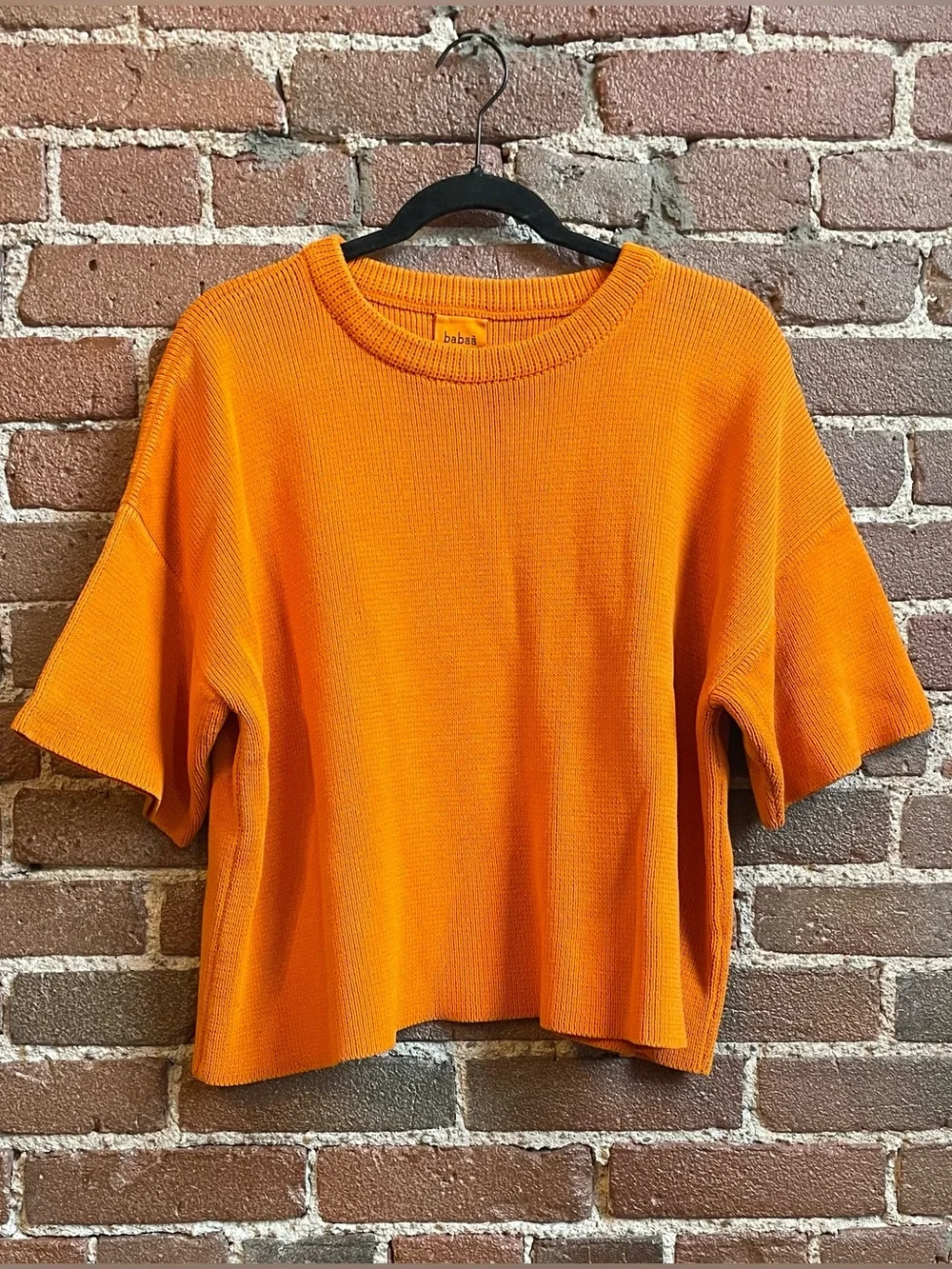 BABAA Jumper No35 In La Condesa babaà Eco-Color Chunky Cotton Knit Tee 2021 OS